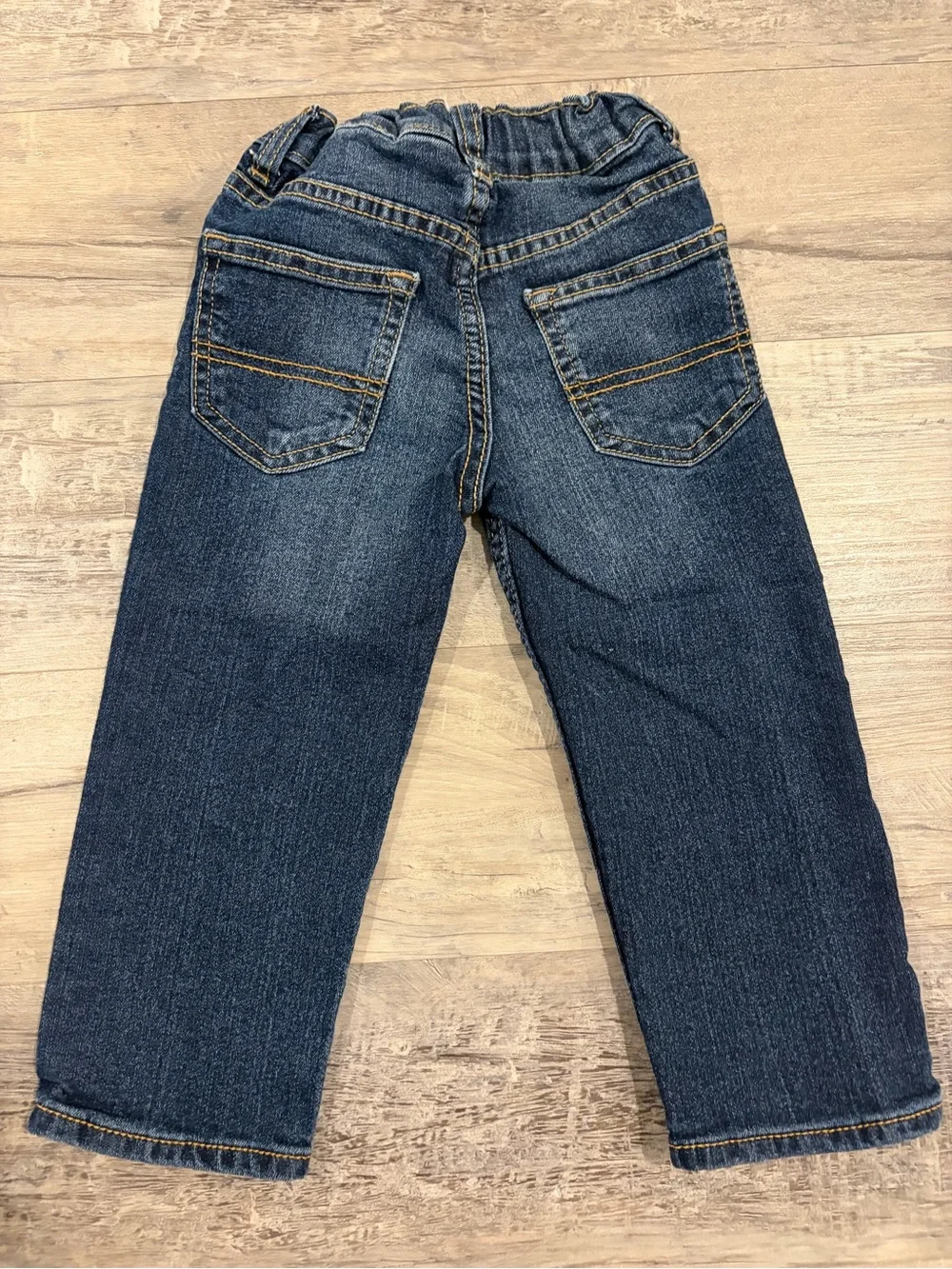 NWOT OshKosh B'gosh Toddler Faded Blue Wash Classic Fit size 2T adjustable waist